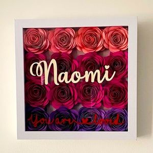 Beautiful Roses Shadow box
